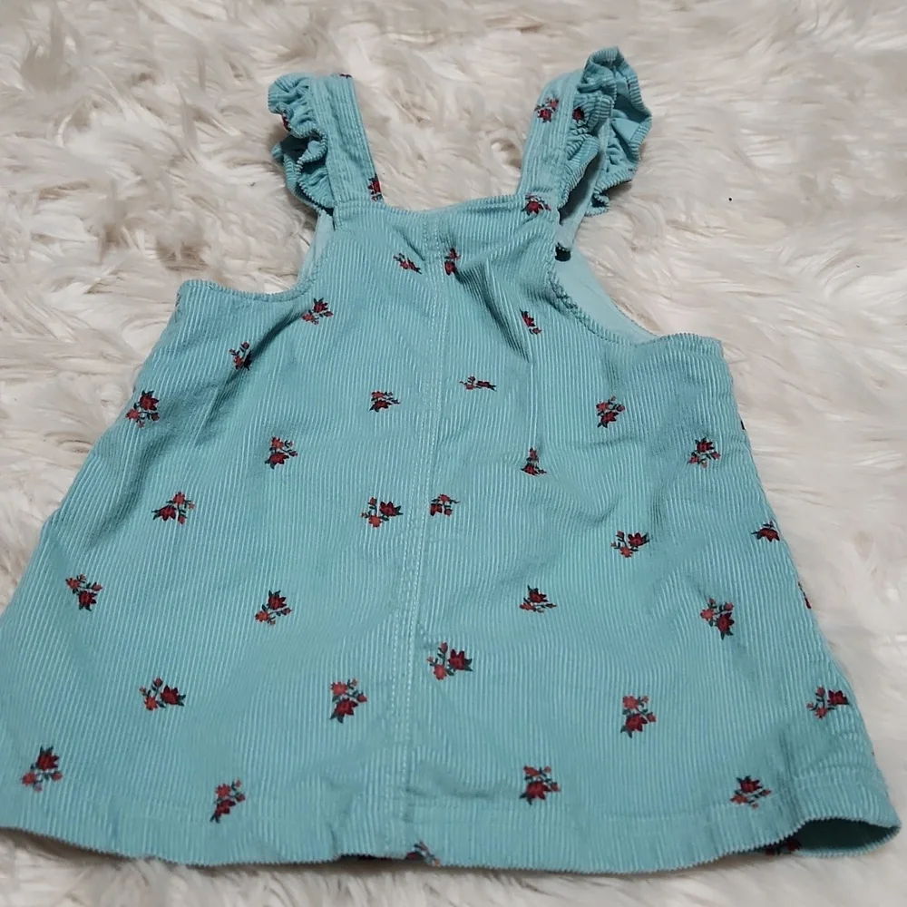 Carters corduroy jumper dress- 12 months